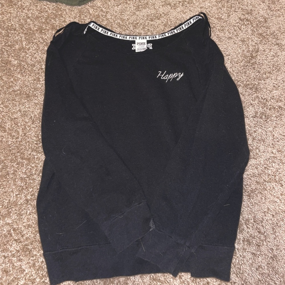 Pink “Happy” Long Sleeve